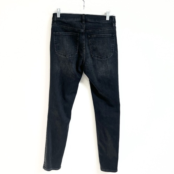 J. Crew 9” Toothpick Skinny Jeans High Rise Charcoal Dark Wash Women’s Size 27 - Picture 3 of 9